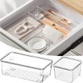 Transparent Acrylic Drawer Organizer for Cosmetics Stationery Jewelry Plastic Divider Storage Box Kitchen Bathroom Office Accessories. 
