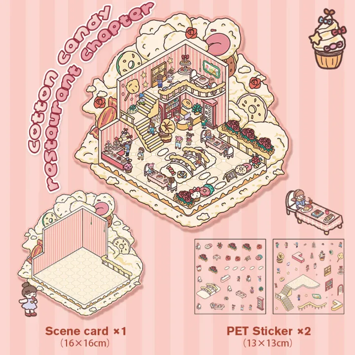 3d%20Scenic%20Stickers%20Scenic%20High-Quality%20Extra-Large%203d%20Stickers%20Miniature%20Creative%20Cartoon%20Stickers%20for%20Welcome%20Gifts%20Home%20-%20Image%204