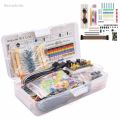 Anrushide 830Pcs/Box DIY Project Starter Kit For Arduino UNO R3 Kit Electronic Fifty percent discount DIY Kit Electronic Component Set With Tie-points Breadboard. 