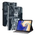 (COD) Crystal Texture Painted Leather Smart Tablet Case For Samsung Galaxy Tab S4 10.5 SM-T830 SM-T835. 
