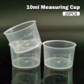 【ZOSR】Blowing 20Pcs 10ml Measuring Cup Clear Disposable Liquid Volumetric Measurement Cup. 