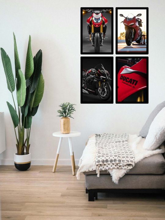 A4%20Sized%20Poster%20Ducati%20Motorcycles%20Wall%20Posters%20Racing%20Bikes%20PVC%20Framed%20Wall%20Decors%20-%20Image%204