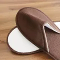 【WEJA】1pair Unisex Slippers Hotel Travel Spa Portable Slippers Disposable Home Guest Indoor Cotton Fabric Slipper. 