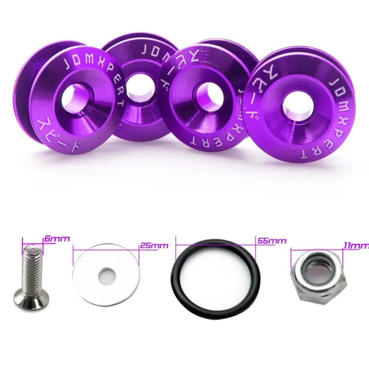 4x%20Purple%20JDM%20Aluminum%20Quick%20Release%20Fasteners%20Bumper%20-%20Image%206