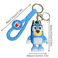 Cartoon Bluey Family Doll Creative Car Chain Keychain Bag Pendant Cute Accessories Small Gift Children'S Backpack Pendant Gift Cherry Super Store. 