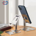 CMAOS Phone Holder Stand for iPhone 14 Xiaomi mi 9 Metal Phone Holder Foldable Mobile Phone Stand Desk For iPhone 11 12 X XS. 