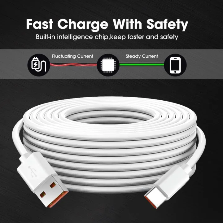 Portable%206M/12M%20Ultra%20Long%20Extended%20High-speed%20Transmission%20USB%20Type-C%20Data%20Wire%20/%20Universal%20Type%20C%20in%20Car%20Smartphone%20Charging%20Cable%20-%20Image%206