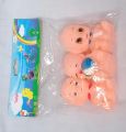 Cute Soft Rubber Baby Dolls For Kids (3pcs). 