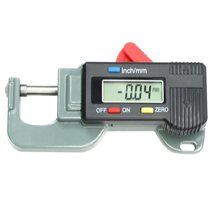 NCANRUI Portable Precise Digital Thickness Gauge Meter Metal Tester Micrometer 0 to 12.7mm