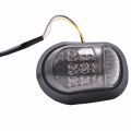 【0427motuochedengguang805】 2x Motorcycle Flush Mount Signal Indicators Blinker 9 LED Light. 