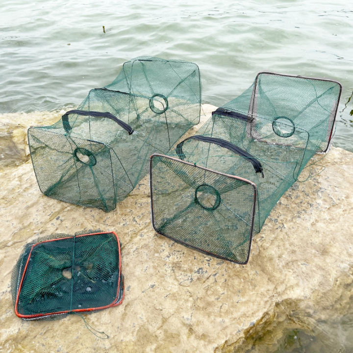 Fish%20Trap%20Net%20Fishing%20Gear%20Crab%20Prawn%20Shrimp%20Crayfish%20Lobster%20Crawdad%20Foldable%20Cologo%20-%20Image%202