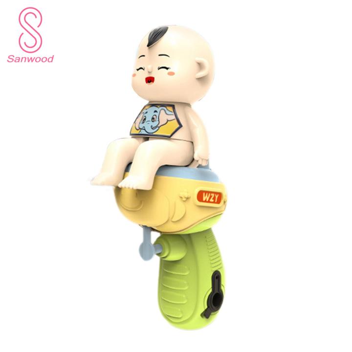 Cute Baby Toilet Toy Baby Toilet Shape Water Toy Interactive Educational Summer Play for Kids Funny Squirt Toy for Children Buyers' Favorite Press Play Water Toy