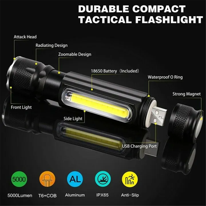 %E3%80%90ZIME%E3%80%91%20Multifunctional%20LED%20Flashlight%205000LM%20USB%20battery%20Powerful%20T6%20torch%20Side%20COB%20Light%20linterna%20tail%20magnet%20Work%20Light%20-%20Image%206