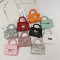 2024 Child Girl Gel Bag Popular Transparent and Cute Mini Bag Small Satchel Small Bag Super Popular Portable Net Red. 