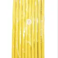 Rubber Hair Perm Flexi Rods Flat Rod Barber Hairdressing Hair Rollers Hair Curling Perming Flexi Rods for Natural hair 0.5 cm X 24 cm (10 units). 