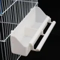Parakeet Lovebird Finches Small Animals Food Dish Hanging Plastic Cage Cup Bird Feeder Water Drinker Feeding Bowl. 