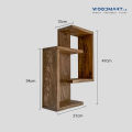 Wooden Shelf / Solid Wood Hanging Shelf/ Modern Wall Hanging Rack Nadun Wood. 