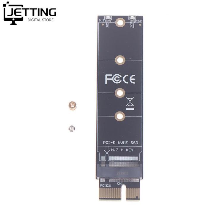 PCIE to M2 Adapter NVMe SSD M2 PCIE X1 Raiser PCI-E PCI Express M Key ...
