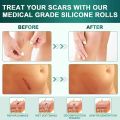1 Roll Reusable Scars Removal Sheets,Silicone Scars Sheets Tape for Surgical Scars,Healing Keloid,C-Section,Tummy Tuck,Burn,Acne. 