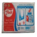 Flora Tissue - Multifold Paper Towel 200 Sheets (Size 23x23cm). 