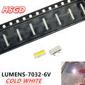 【Folio & Light】50pcs 100pcs/lot Edge Smd Led 7032 6v 1w 160ma Cool White High Power For Tv Backlight. 