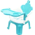 Plastic Baby Dining Chair Feeding Booster Seat and Cushion Seat Removable Front Food Baby Multifunctional Dining Chair. 