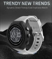 BNMI / PIAOMA Watches For Man Sports LED Wristwatches Multifunction Men's Digital Electronics Watches Alarm Clock Waterproof Watch NEW   9115. 