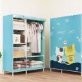 Non-woven Cloth Wardrobe Folding Portable Clothing Storage Cabinet Dustproof Cloth Closet Simple Bedroom Multipurpose. 