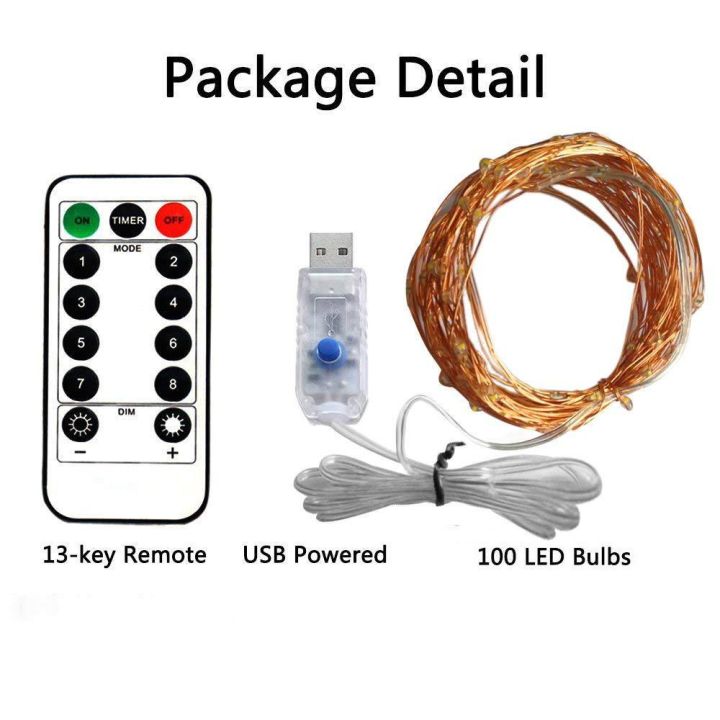 USB%2010M%208%20Modes%20100%20LED%20String%20Light/Fairy%20String%20Light%20Christmas%20Waterproof%20Copper%20Wire%20LED%20String%20Fairy%20Light%20Battery%20Powered%20Remote%20Control%20%20for%20Wedding%20Christmas%20Decor%20-%20Image%208