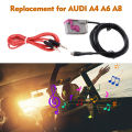 Car RNSE Headunit AUX Adapter with 3.5mm Jack RNS-E AUX-IN Cable Replacement for AUDI A4 A6 A8. 