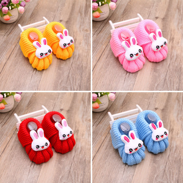 Woolen baby shoes spring and autumn single shoes newborn male and ...