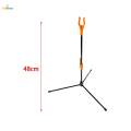 Recurve Holder Bow Tripod 18.9" Height Folding 3 Legs Detachable Supply Bow Rack for Takedown Bow Compound Recurve Bow. 