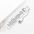 Customized Birth Flower Bookmark Detailed Engraving 13*2.6cm Stainless Steel Personalized Bookmark Metal Custom Bookmark for Gift for Women Gift for Daughter Gift for Sister Gift for Friend Birthday. 