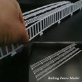 Ho Scale 1:87 1:50 1:35 1:24 Railing Model Isolation Guardrail Protective Fence Architecture Building Materials For Diorama 1pc. 