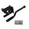 Self Locking Gate Latch Automatic Gravity Lever Fence Gate Lock for Wood Fence Gate Door Latches Steel Black. 