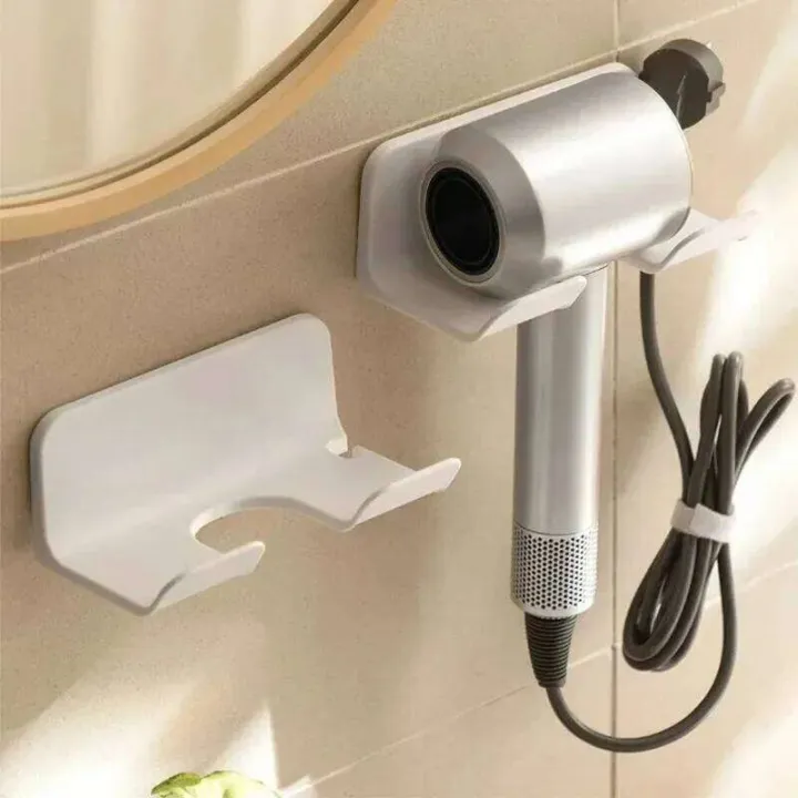 Stand Wall Mounted, ABS Punch Free Blow Dryer Holder Rack, Organizer ...