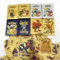 【DIV MALL】New 1 Box Pokemon Cards Gold Vmax GX Energy Card Charizard Pikachu Rare Collection Trainer Card Child Gift. 