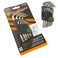 9Pcs Allen Key Double-End L Type Hex Key Hexagon Wrench Tools Set Spanner Screwdriver Kit. 