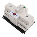 4P Dual Power Automatic Transfer Switch 63A Circuit Breaker Changeover Switch. 