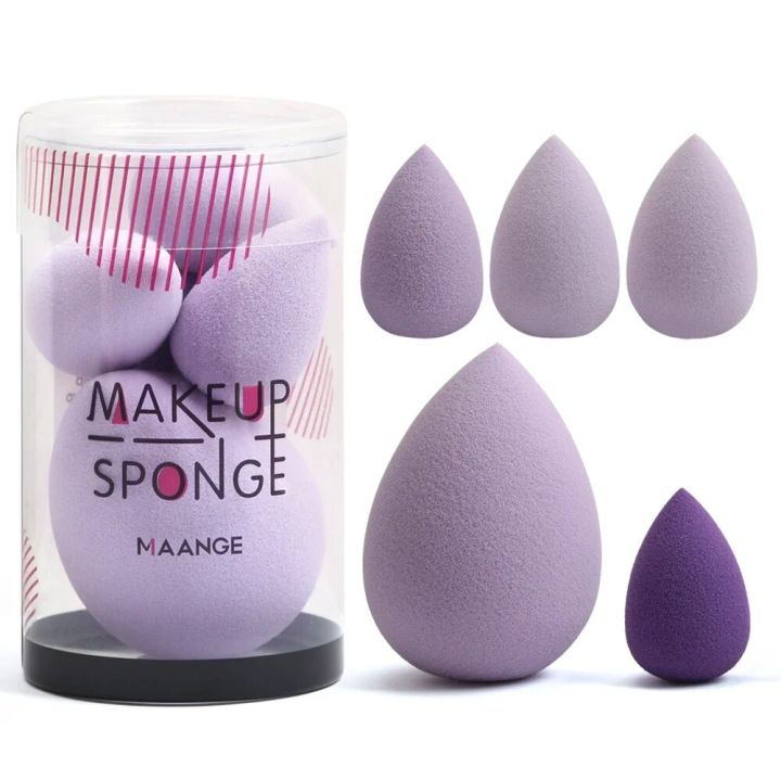5/7pcs Makeup Sponge Set Blender Makeup Tools Beauty Cosmetics Puff Face Foundation Blending for Liquid Cream and Powder New
