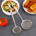 [Household Oil Sifter Fried Food Net/ Kitchenware Cooking Oil Skim Grease Foam Strainer] [Hot Pot Noodles Soup Skimmer Colander] [Stainless Steel Fine Mesh Filter Spoon]. 