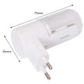 2 Pcs 3W 4 LEDs Night Light EU Plug Emergency Light Wall Lamp Home Bedroom Lighting. 