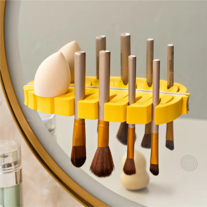Cosmetic%20brush%20rack%20bathroom%20storage%20rack%20multifunctional%20beauty%20brush%20drying%20rack%20hanging%20toothbrush%20toothpaste%20finishing%20rack%20-%20Image%202