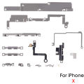 Full Inside Small Parts For X Xr Xs Max Internal Metal Bracket Holding Plate And Screws Kit Repair Replacement. 