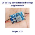 DC-DC 12V to 3.3V Step Down Stabilized Voltage Converter Module Supply Converter Output 3.3V Mini DC DC. 