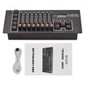 DMX Controller DMX 512 40 Channel Stage DJ Light Controller for DJ Lights Party Light Shows Disco Pub - black. 