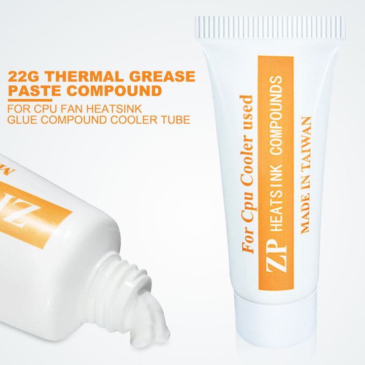 22g Thermal Grease Paste Compound For CPU Fan Heatsink Glue Compound Cooler Tube -