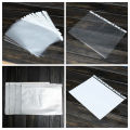 100pcs A4 PP Punched Punch Pockets Folders Filing Wallets Sleeves Bag Transparent 0.03mm. 