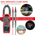 AC/DC Digital Clamp Meter True-RMS Multimeter Anto-Ranging Multi Tester Current Clamp Amp Volt Ohm Diode Capacitance Resistance Continuity NCV Temperature Duty Ratio VFD Tests. 