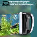 Fish Tank Magnetic Brush Efficient Double-sided Magnetic Aquarium Glass Cleaner with Scraper Say Goodbye to Algae Buildup Perfect for Southeast Asian Fish Tank Owners Dual-sided Fish Tank Cleaning. 